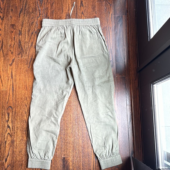 Theory linen blend drawstring joggers - Picture 5 of 5